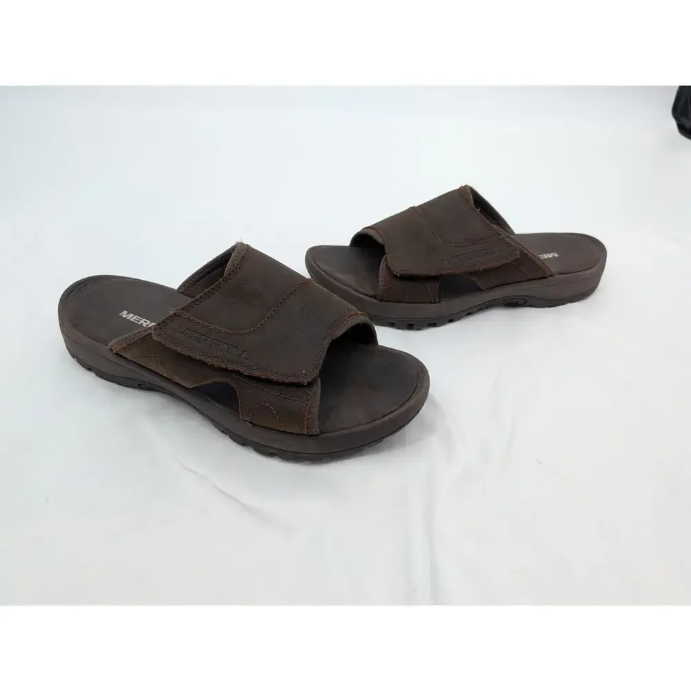 Merrell Sandspur 2 Slide Color Earth Men's Size 7 Hiking Camping Fishing Outdoor